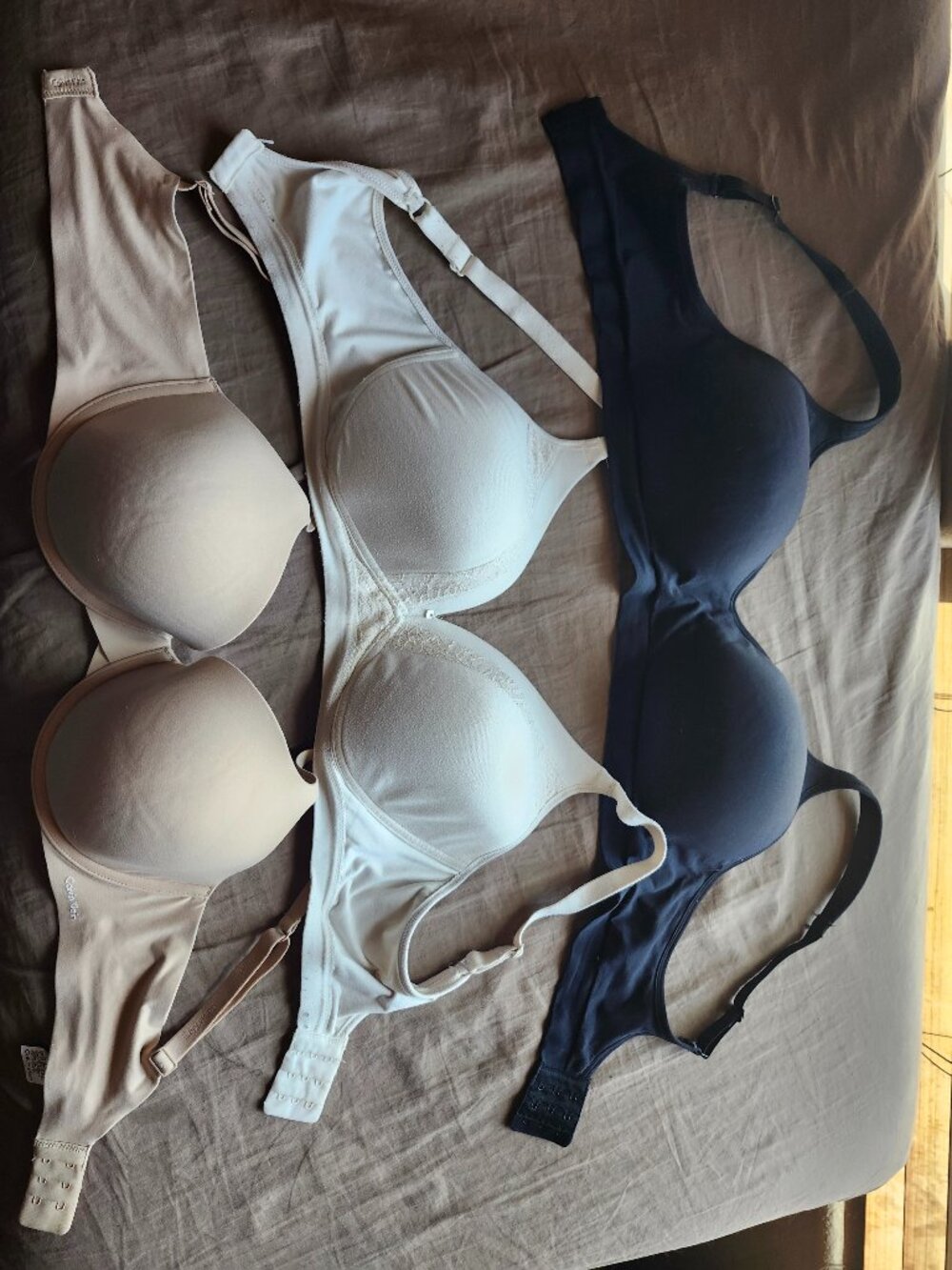 Calvin Klein, Olga, Carole Hotchman Underwire Lined Bra Lot Size 36D